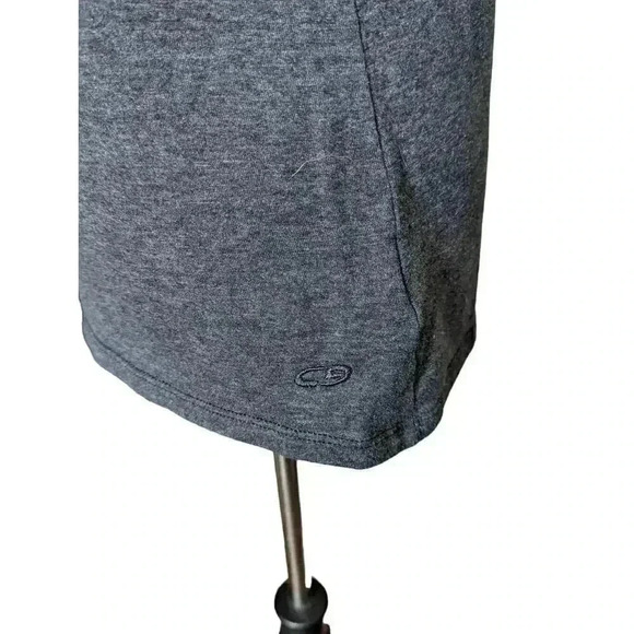 Champion Duo Dry Scoop Neck Short Sleeve Gray T-shirt Size S - Picture 3 of 5